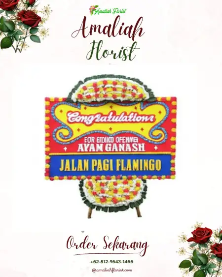 Sewa Papan Bunga Nongan